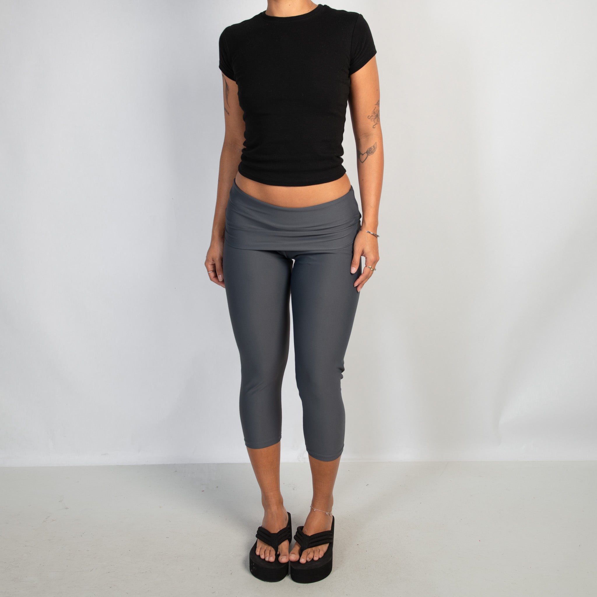 SLATE 3/4 TIGHTS