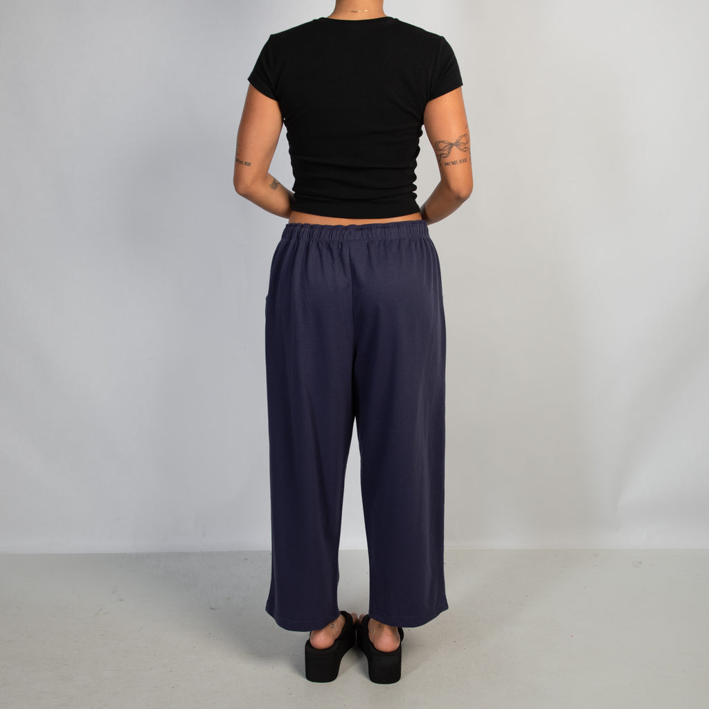 NAVY DRAWSTRING LOUNGE PANTS