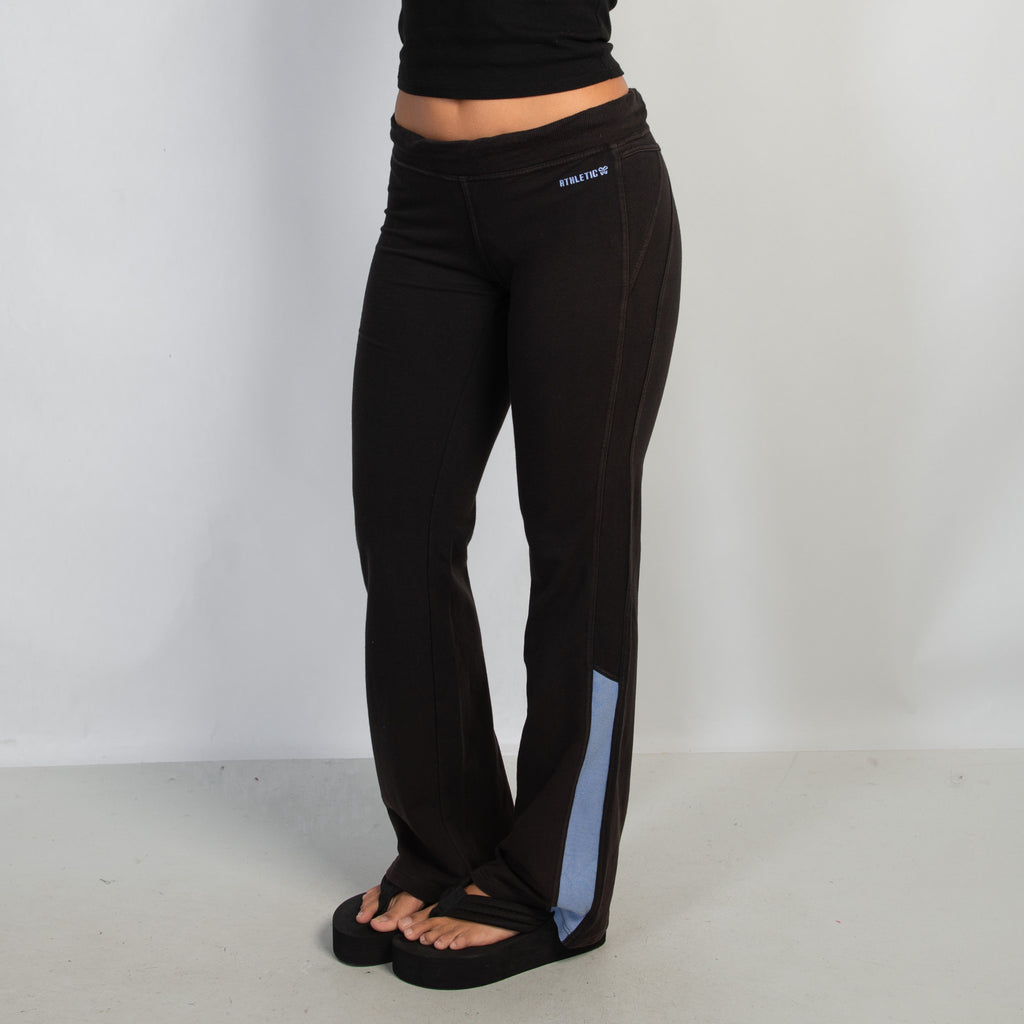 BLACK BOOTCUT LOUNGE PANTS
