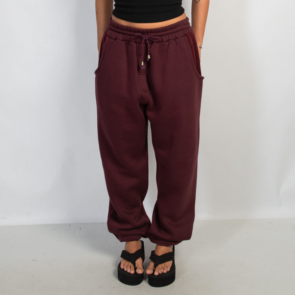 MAROON FLEECE SWEATPANTS