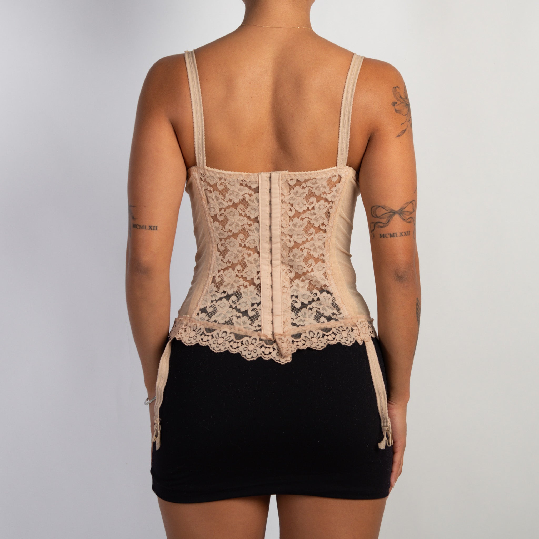 BEIGE LACE BUSTIER