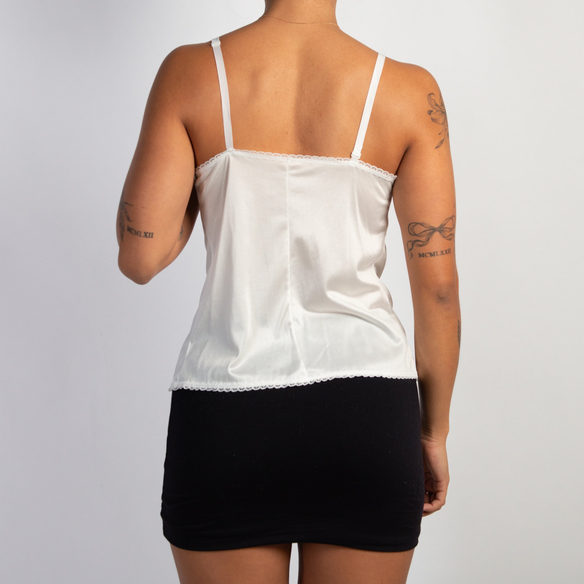 SATIN LACE PANEL CAMISOLE