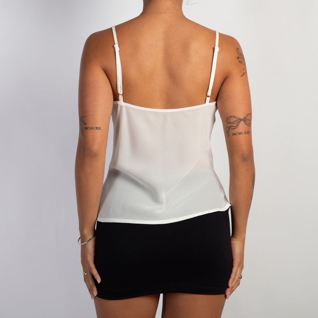SHEER WHITE CAMISOLE