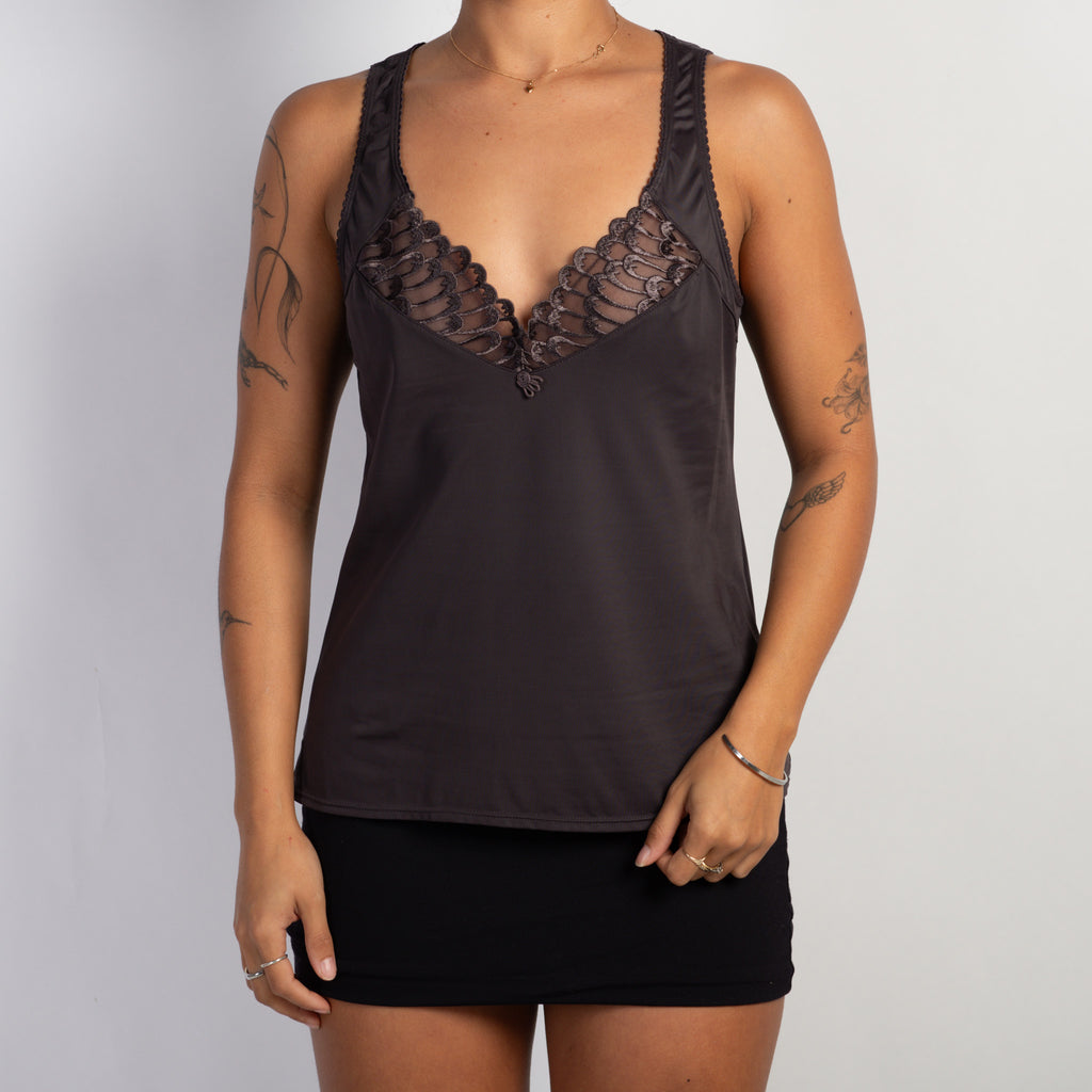 DEEP PURPLE SLINKY CAMISOLE