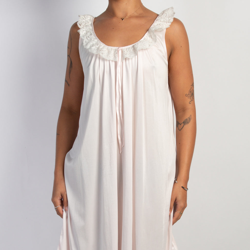 PALE PINK NIGHTGOWN