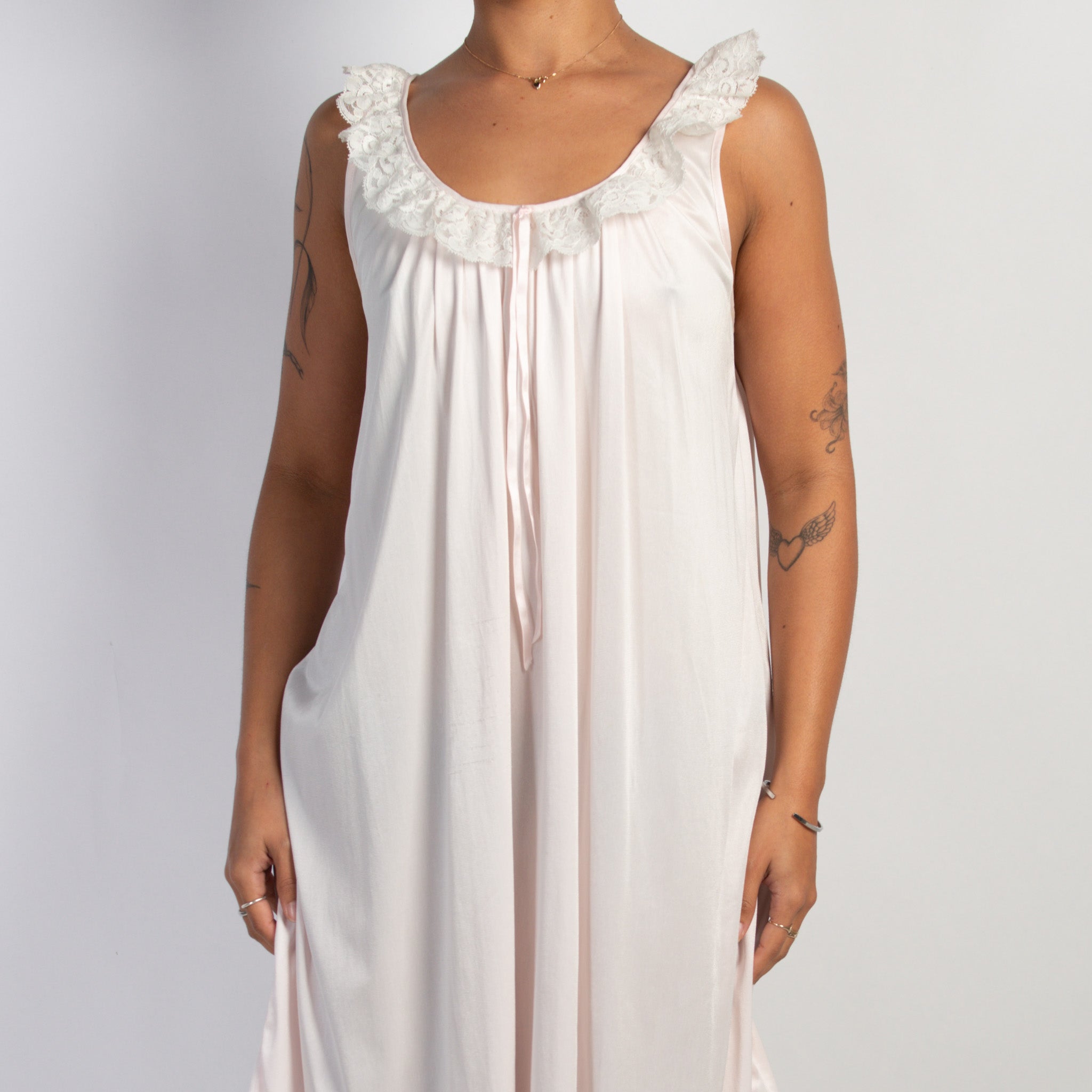 PALE PINK NIGHTGOWN