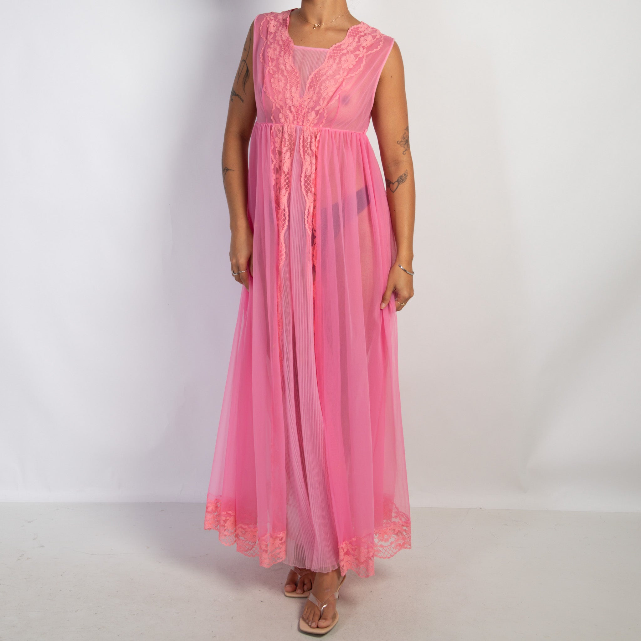 HOT PINK NIGHTGOWN