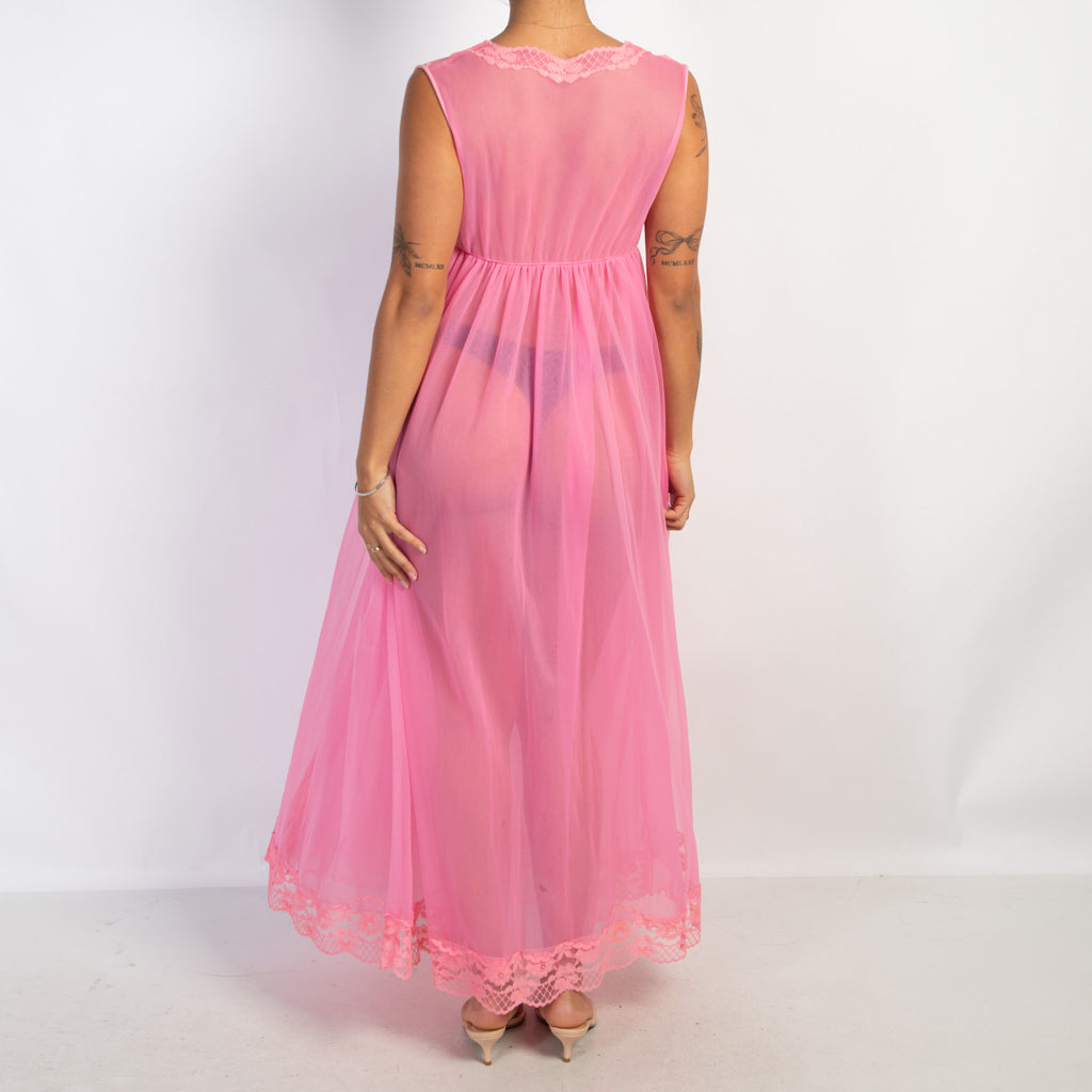 HOT PINK NIGHTGOWN