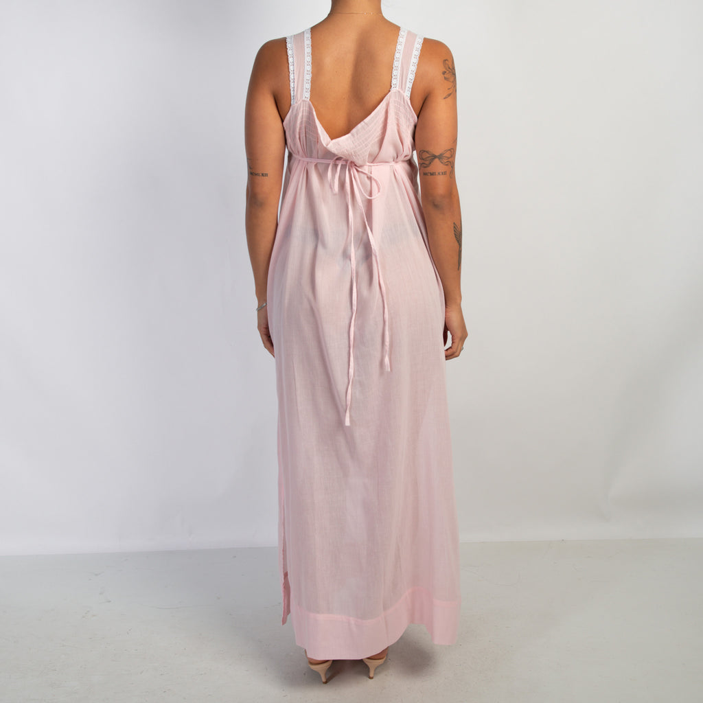 PINK MAXI NIGHTGOWN
