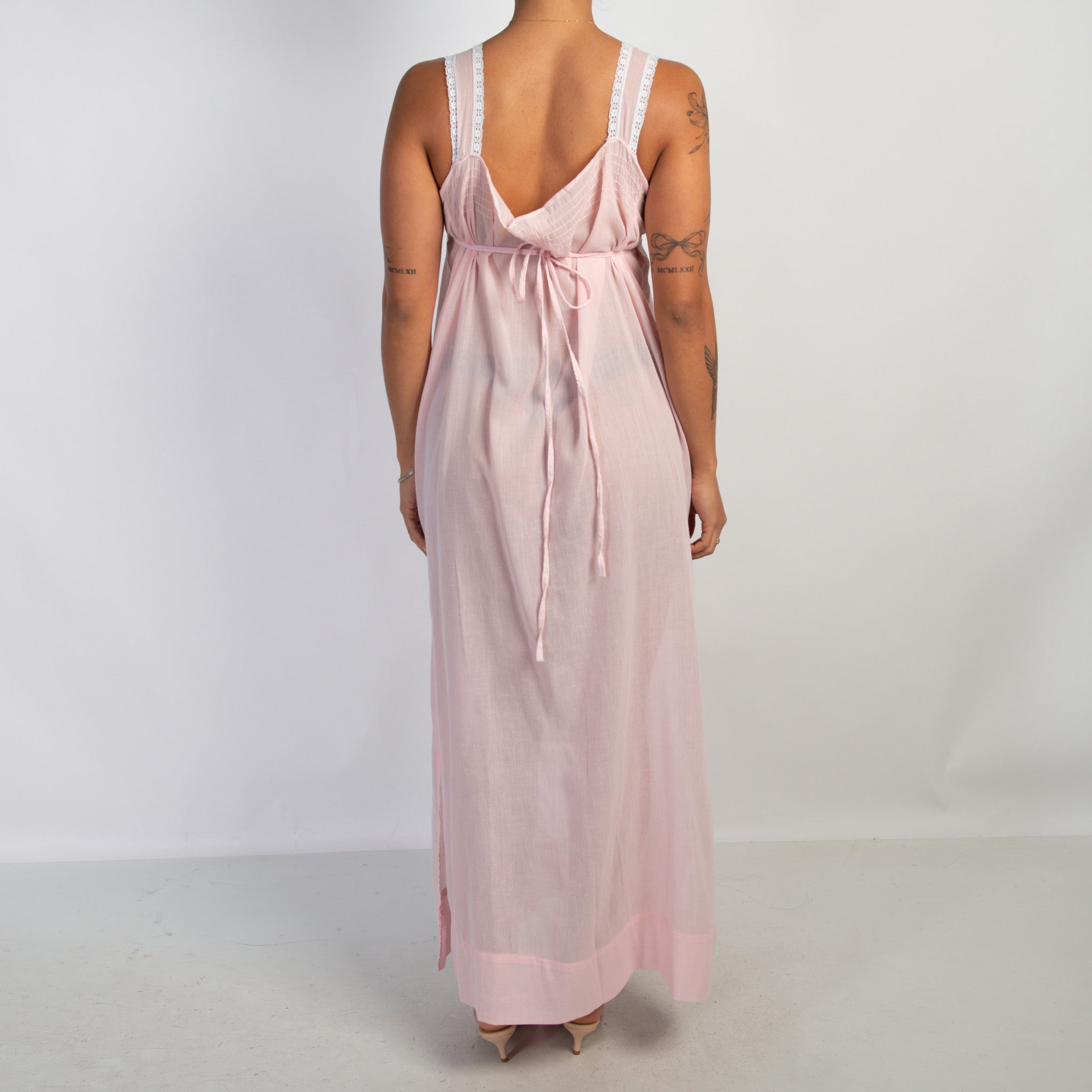 PINK MAXI NIGHTGOWN