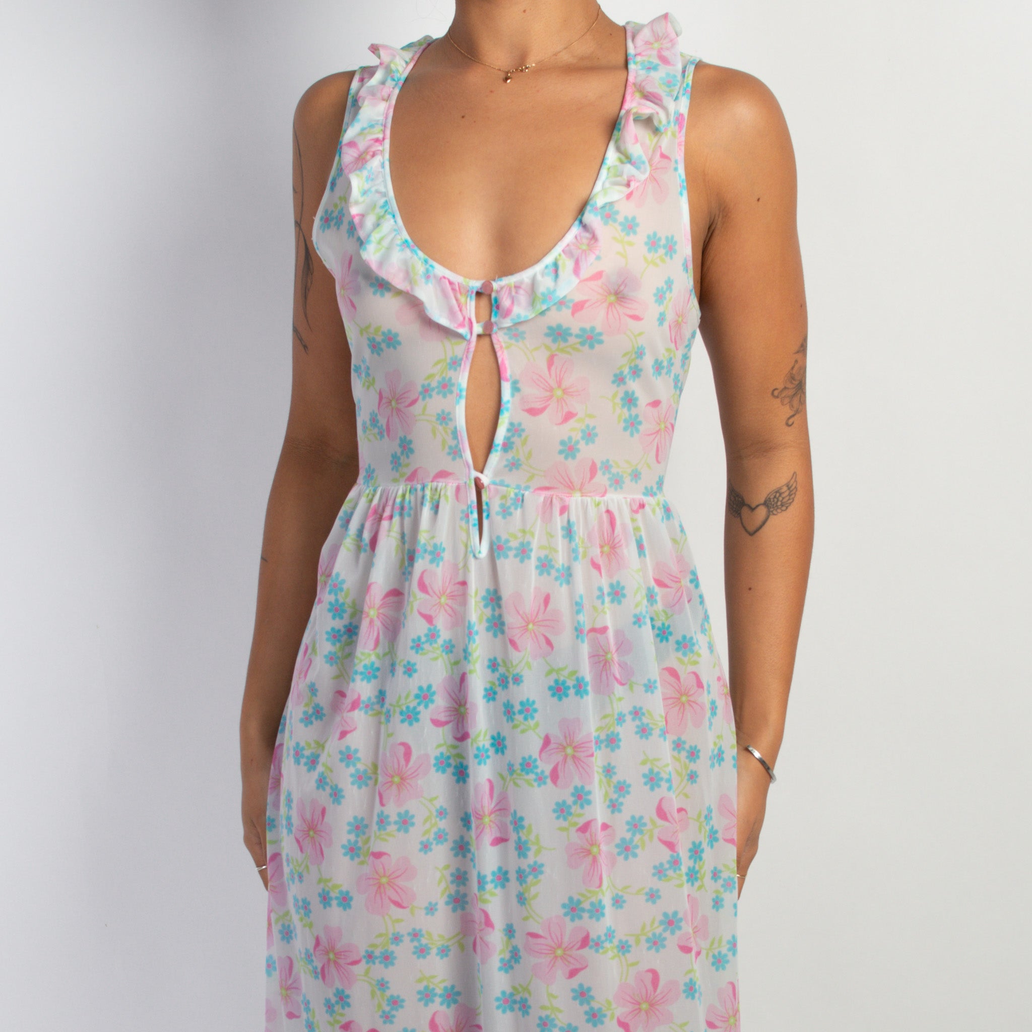 FLORAL MAXI NIGHTGOWN