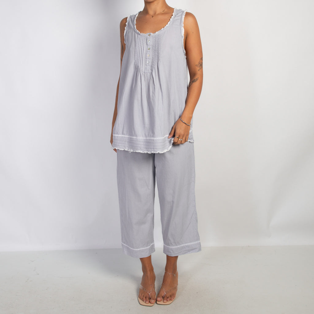 COTTON STRIPE PYJAMA SET
