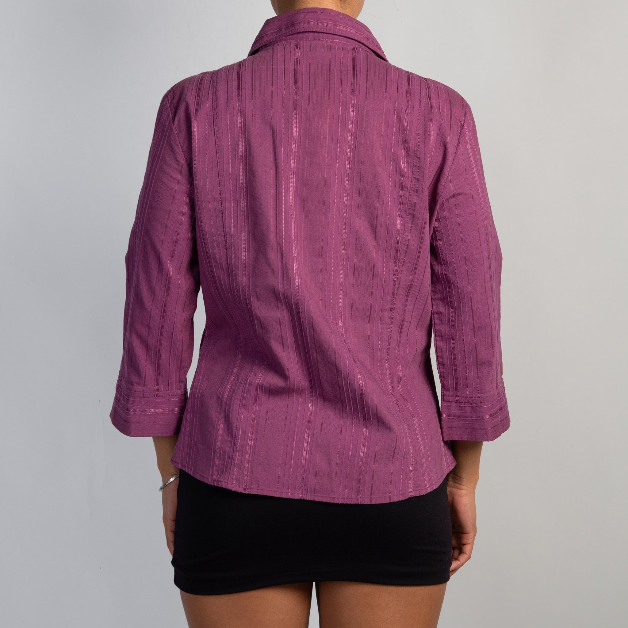 PURPLE STRIPE BLOUSE