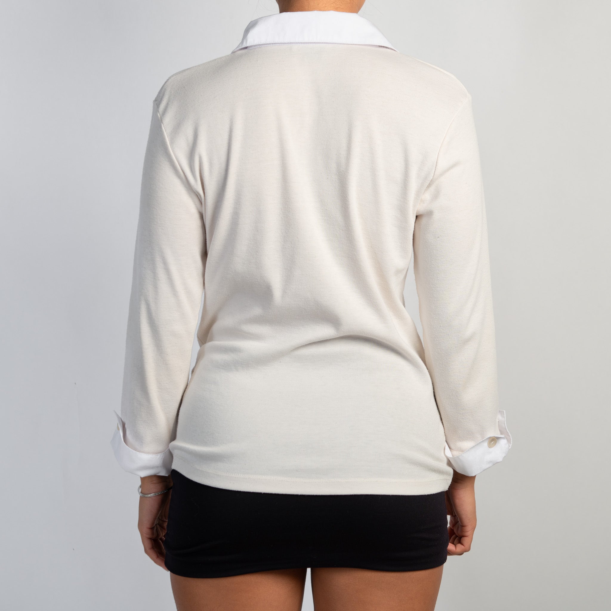 FAUX LAYERED BLOUSE