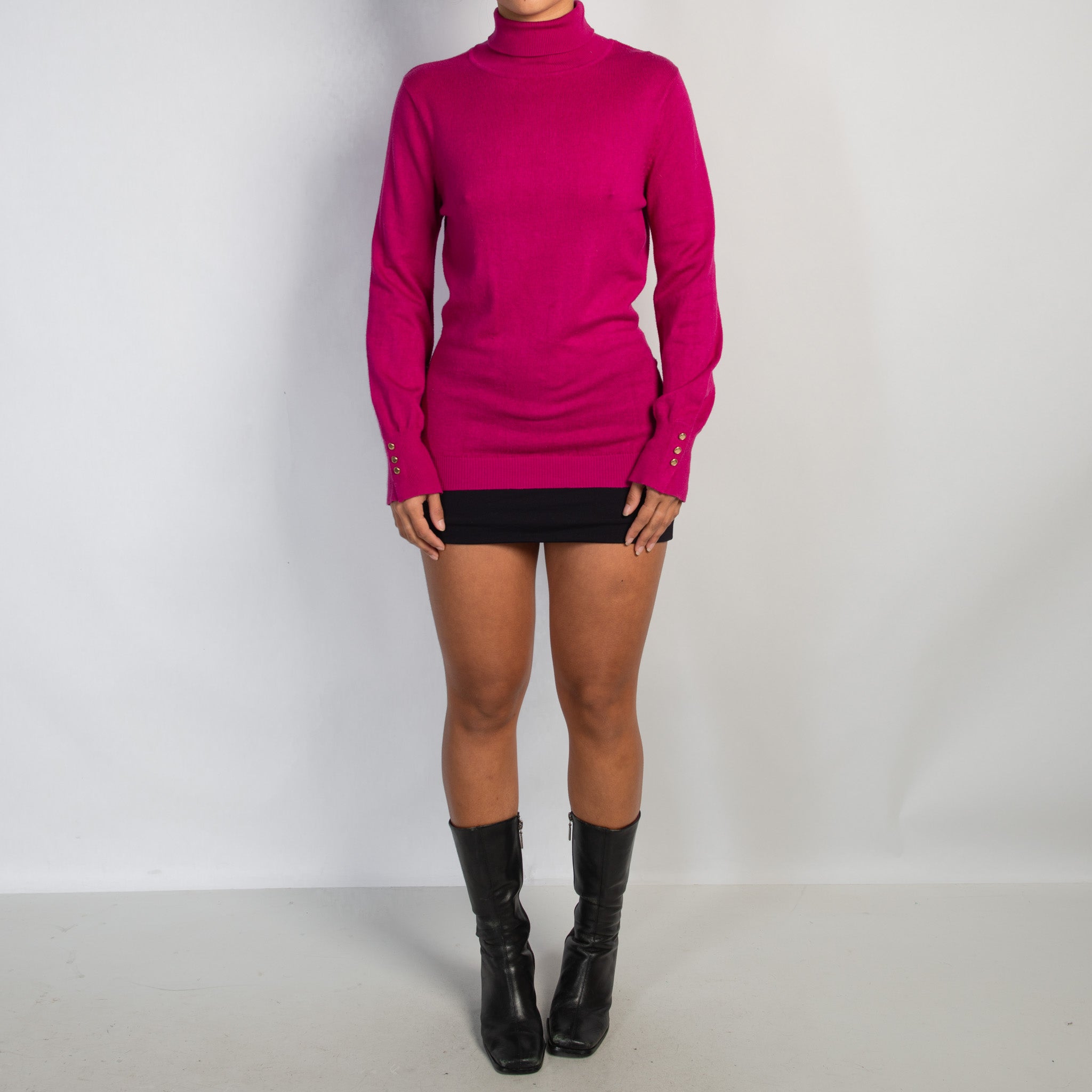 KNIT LONG SLEEVE TOP