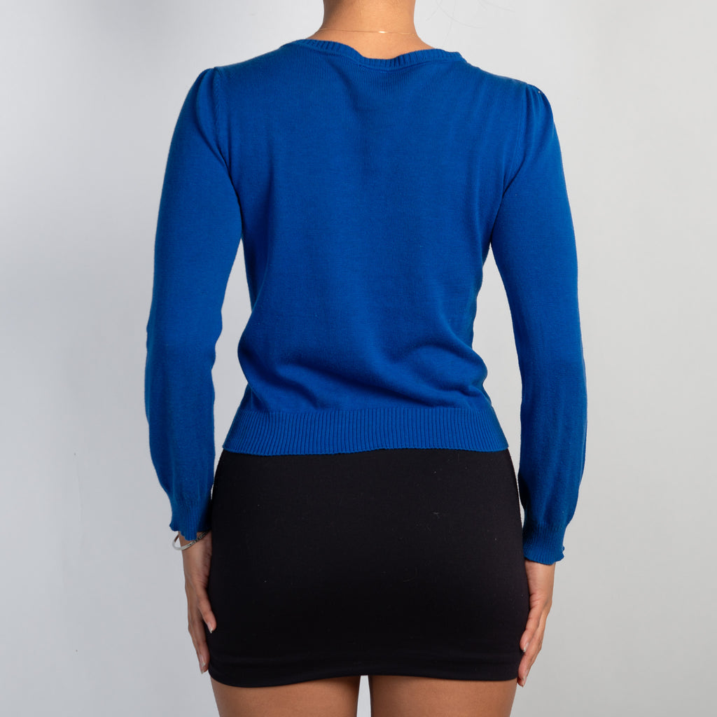 COBALT THIN KNIT CARDIGAN