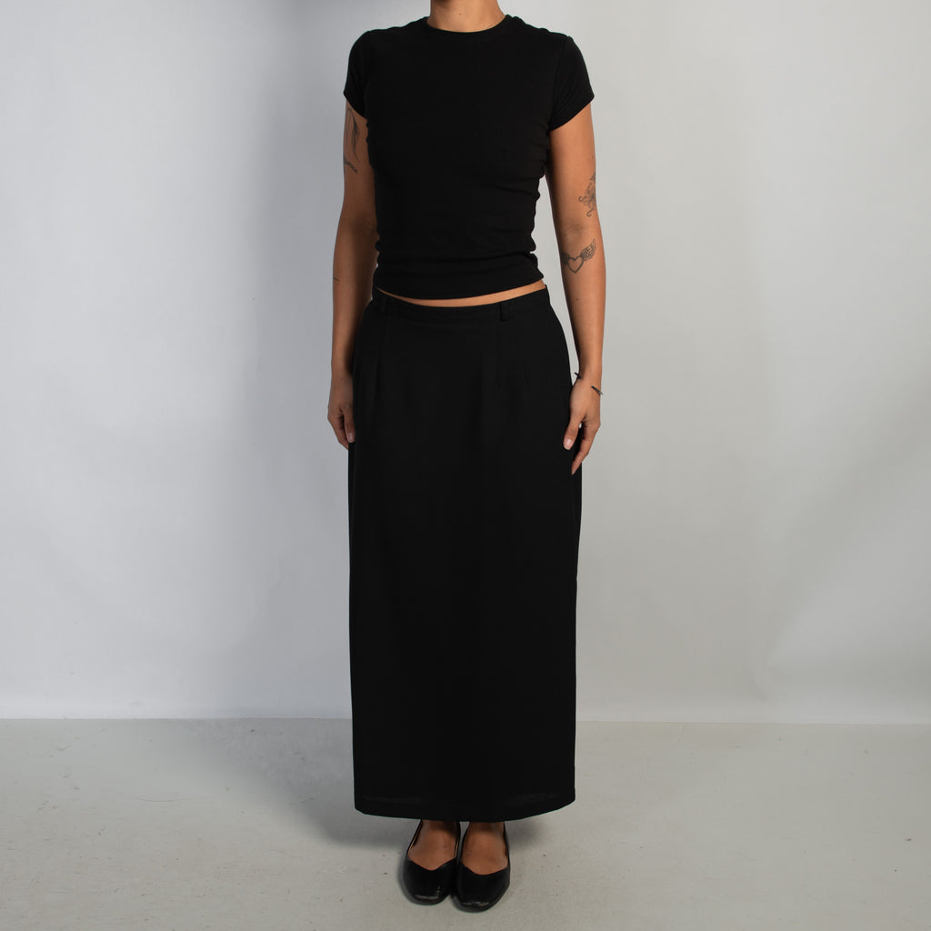 BLACK MAXI SKIRT
