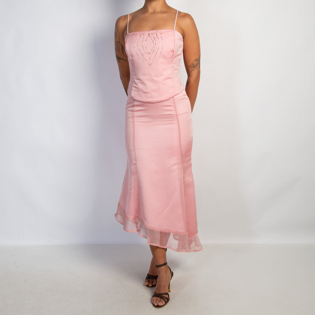 PINK TOP + SKIRT SET