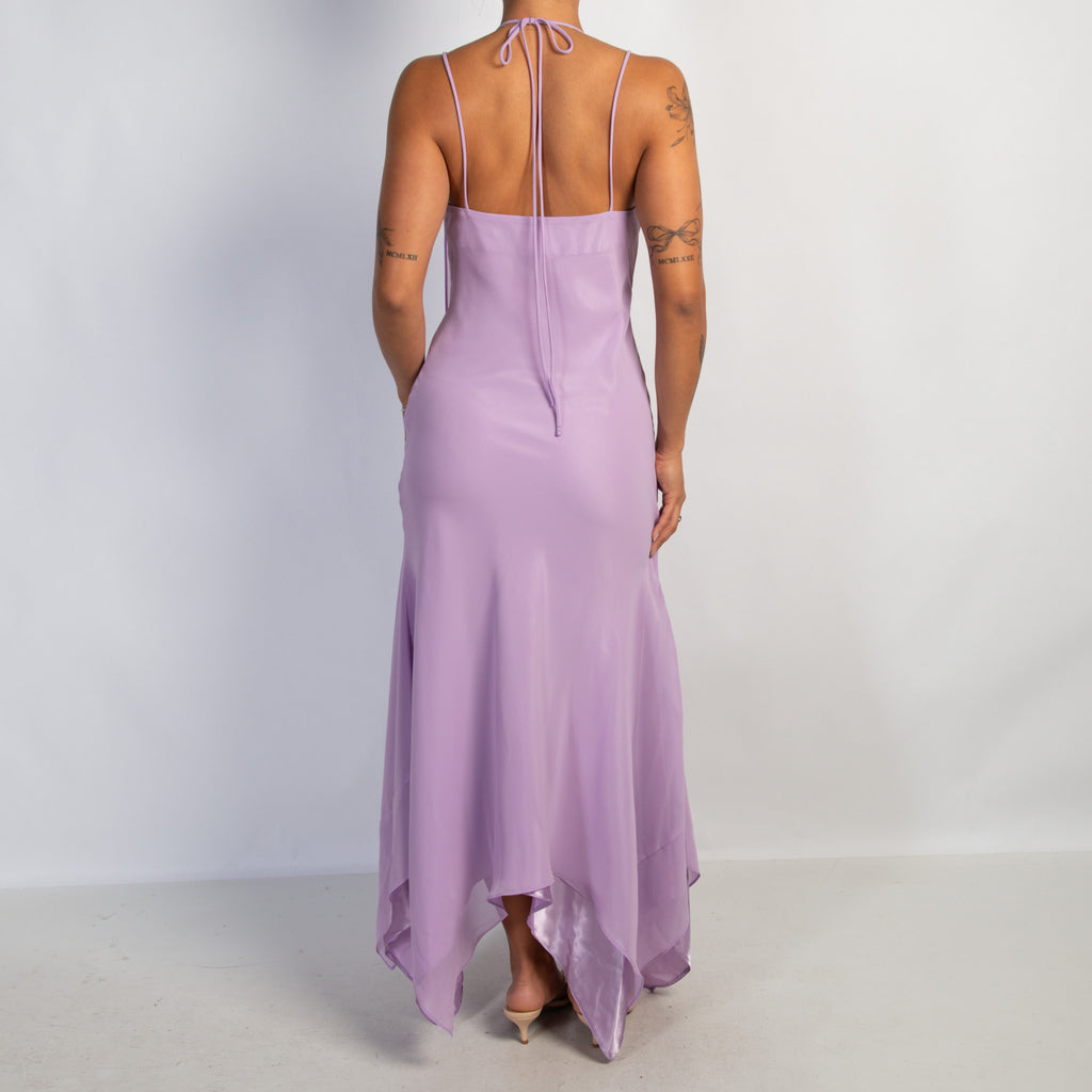 LILAC ASYMMETRIC DRESS