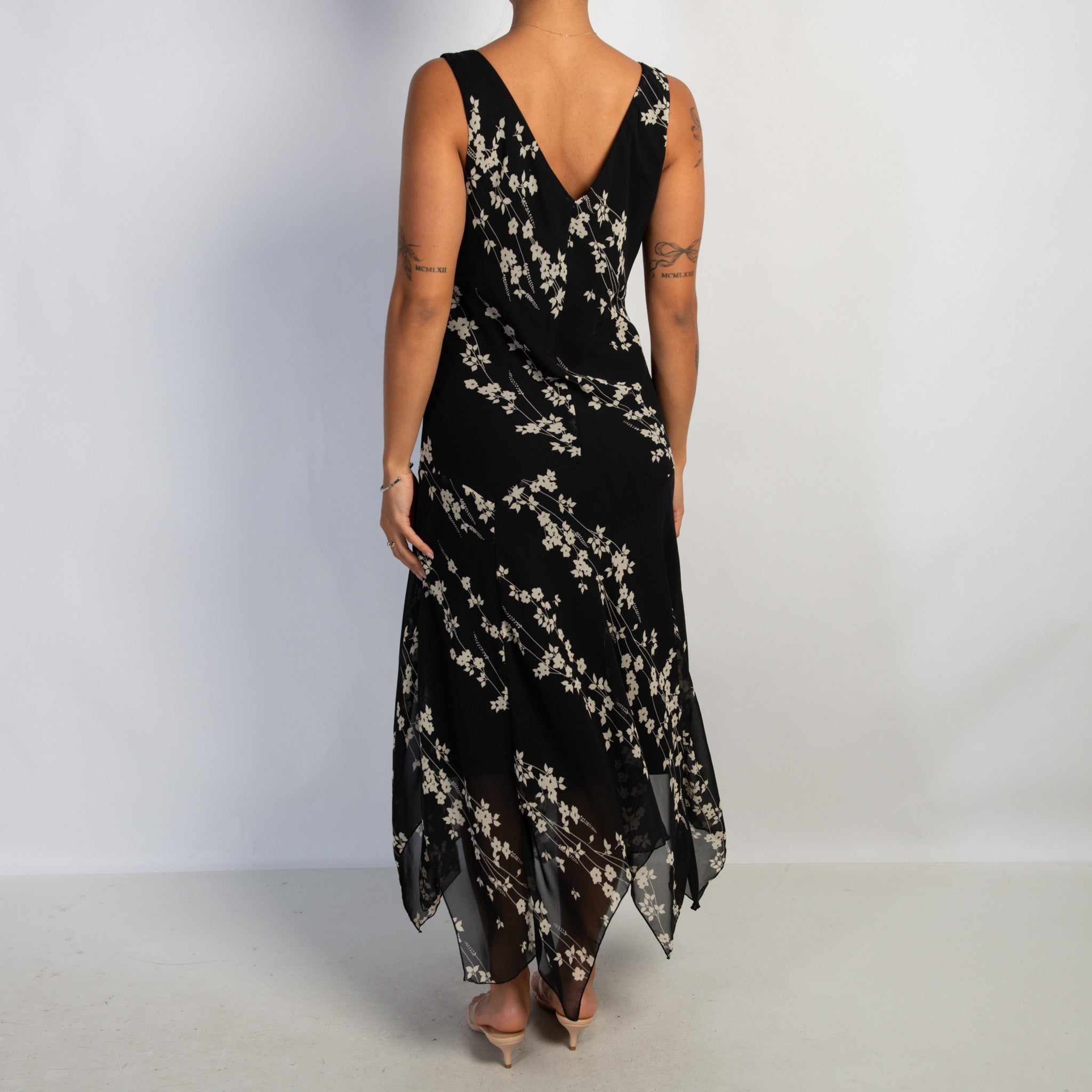 FLORAL MIDI DRESS