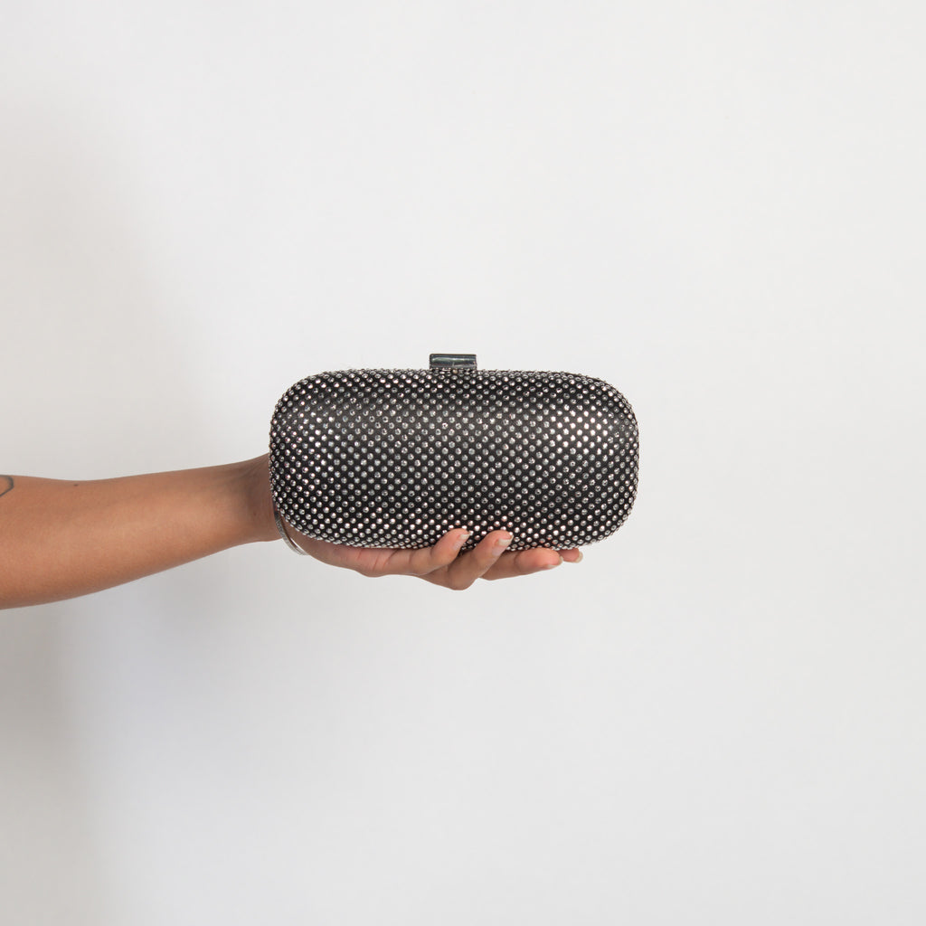 BLACK DIAMANTE PURSE