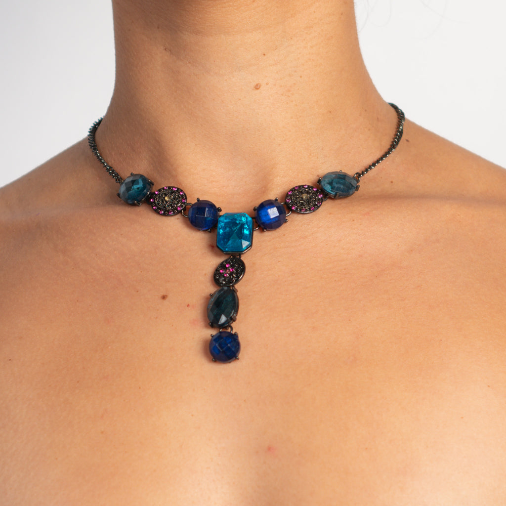 JEWEL DROP NECKLACE