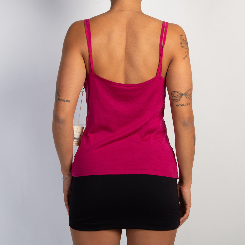 PINK SILK LAYERED TOP