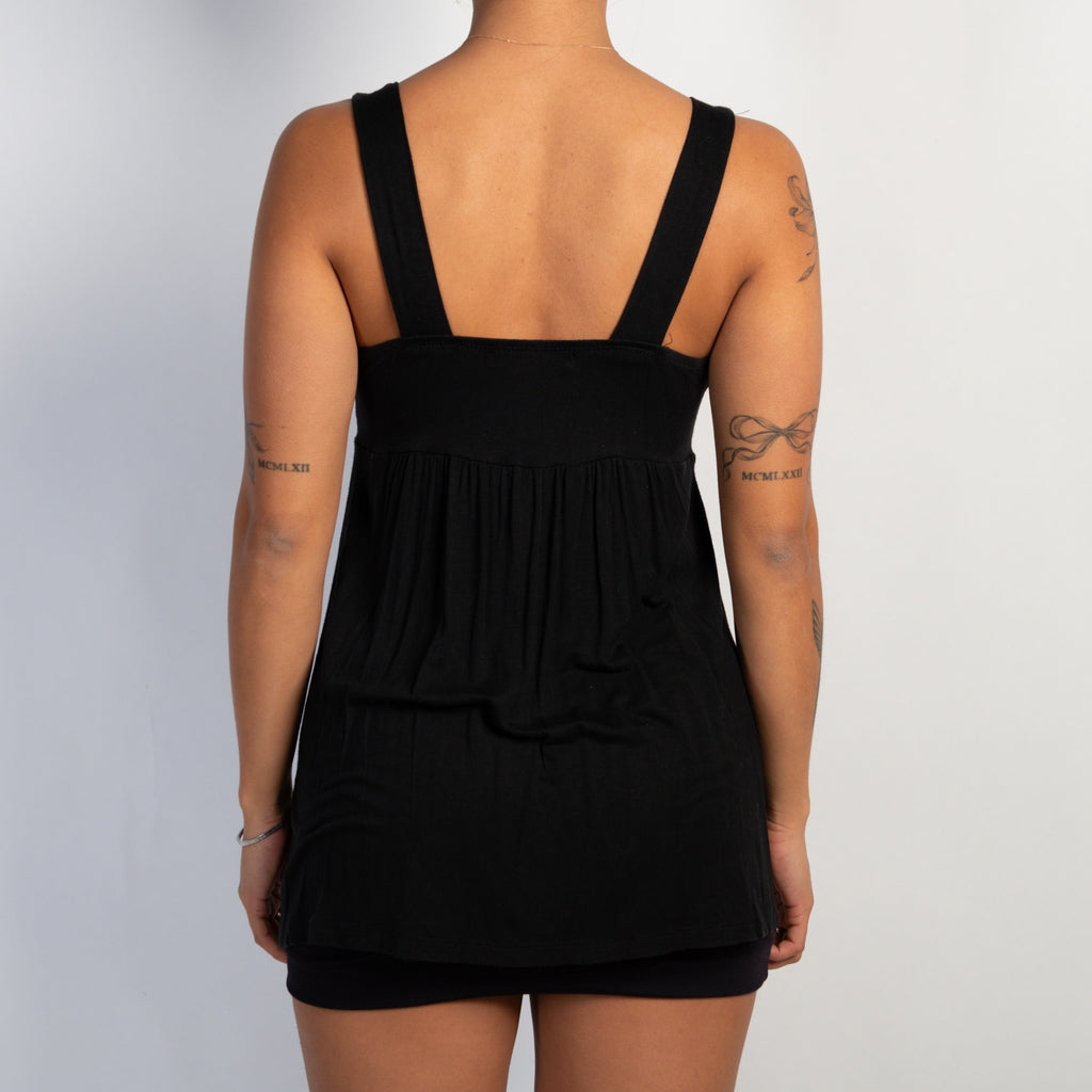 BLACK BEADED TOP