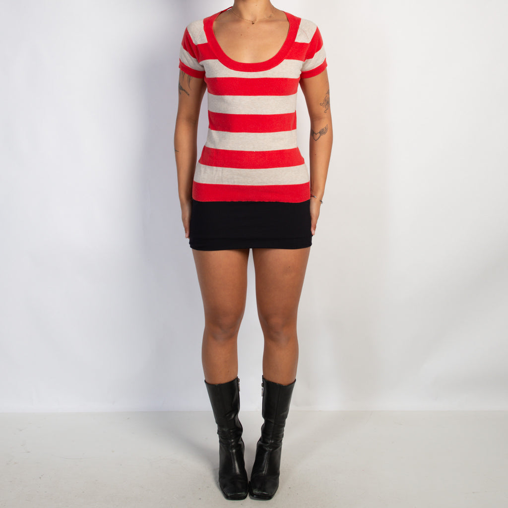 STRIPE KNIT TOP