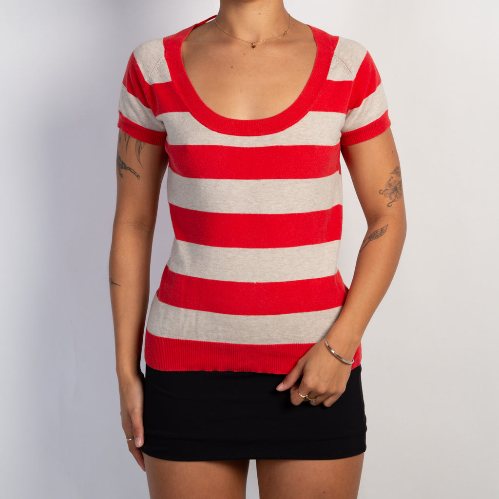 STRIPE KNIT TOP