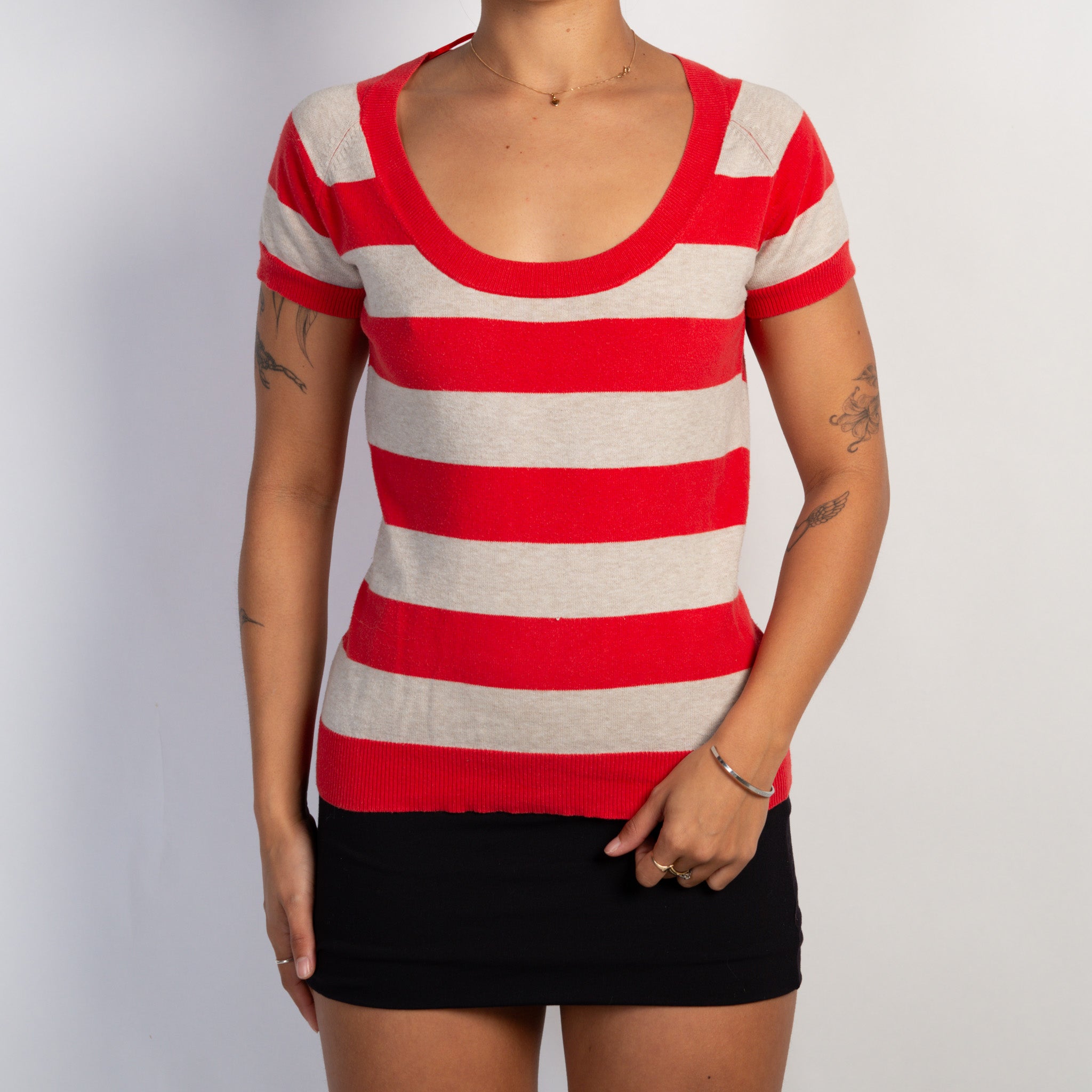 STRIPE KNIT TOP