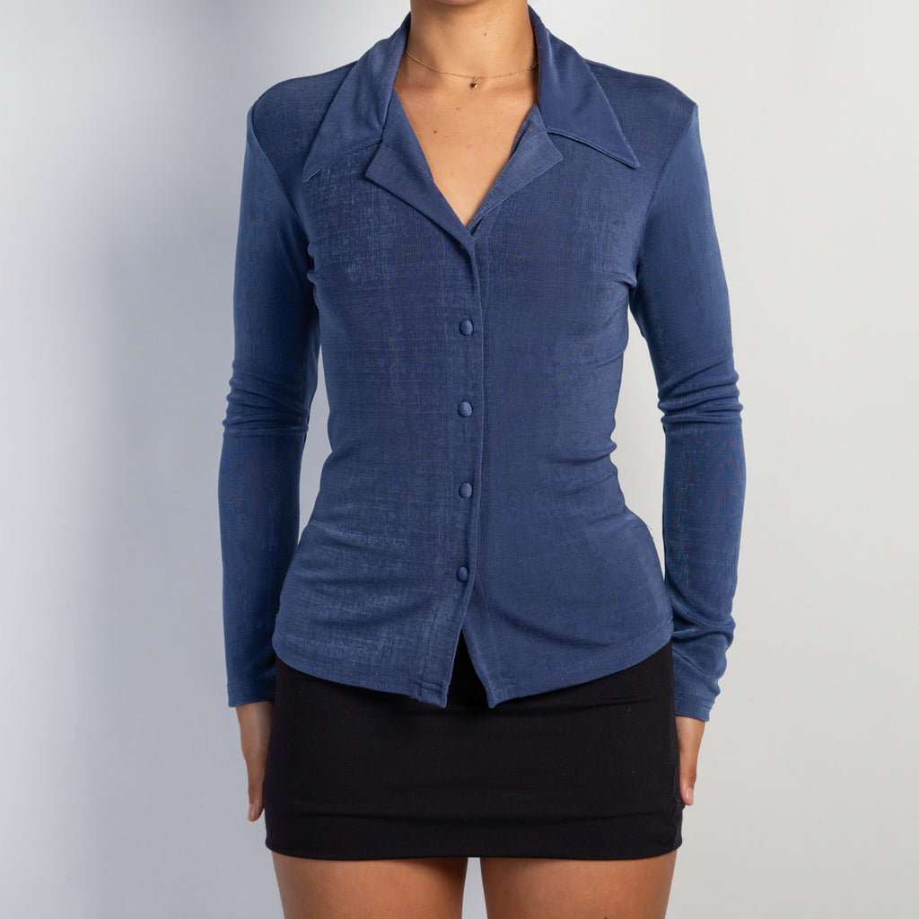 VIOLET STRETCH BLOUSE