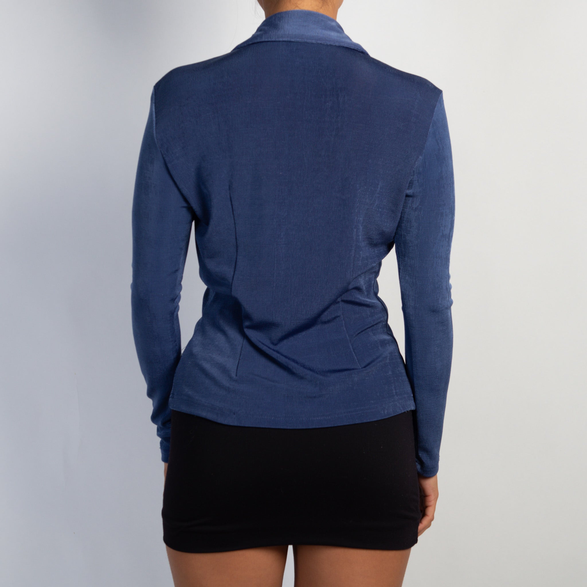 VIOLET STRETCH BLOUSE