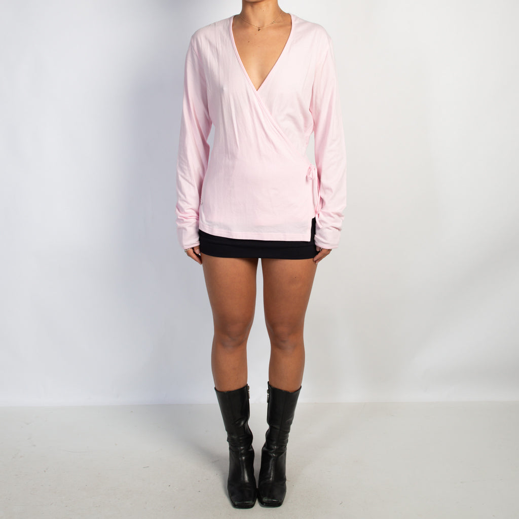 PINK WRAP TOP