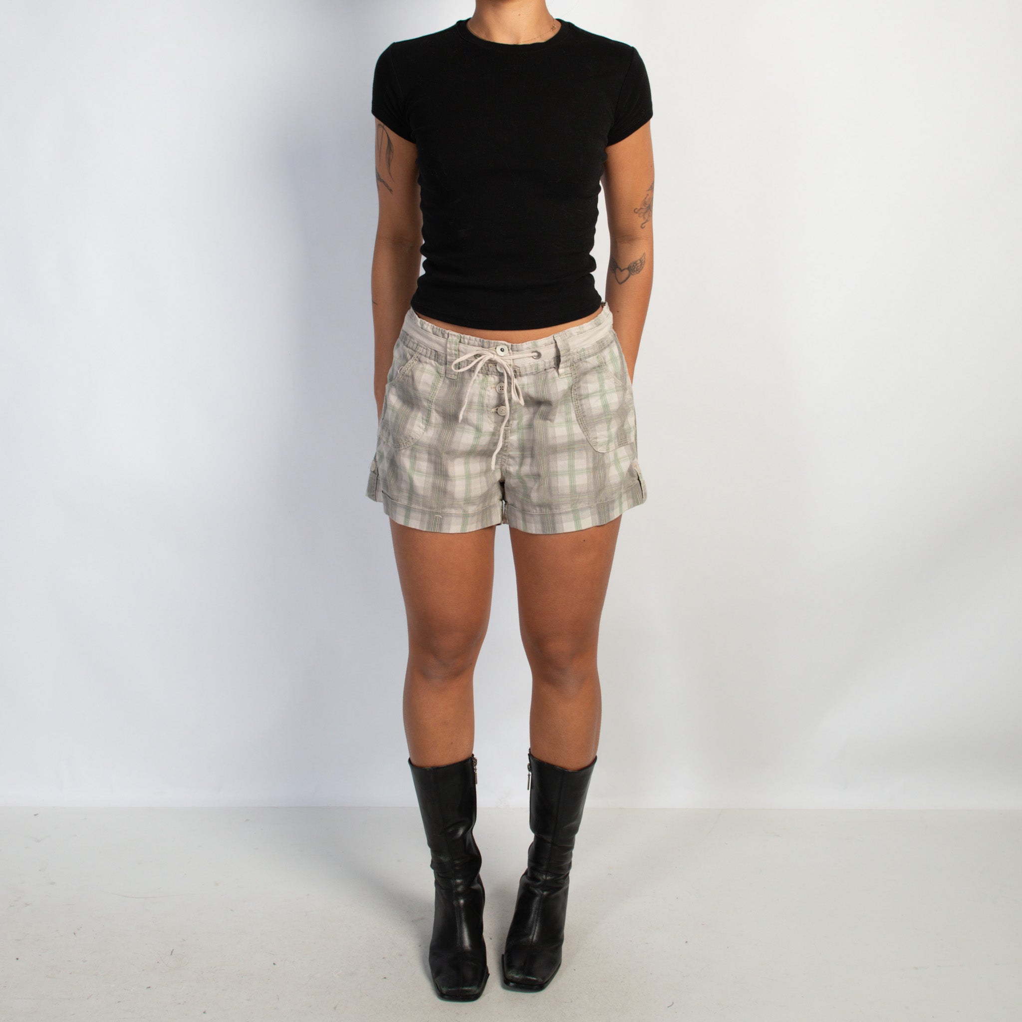 COTTON DRAWSTRING SHORTS