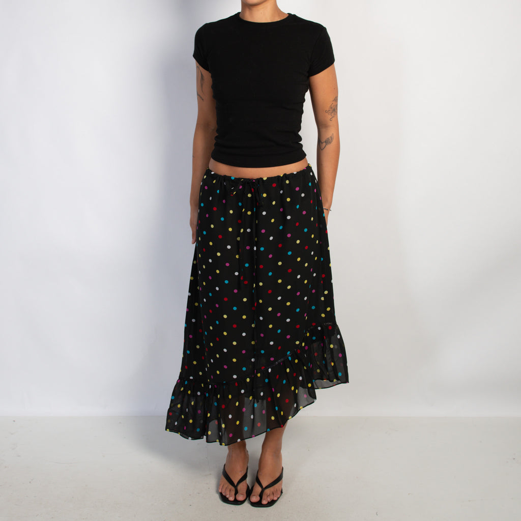 POLKA DOT MIDI SKIRT