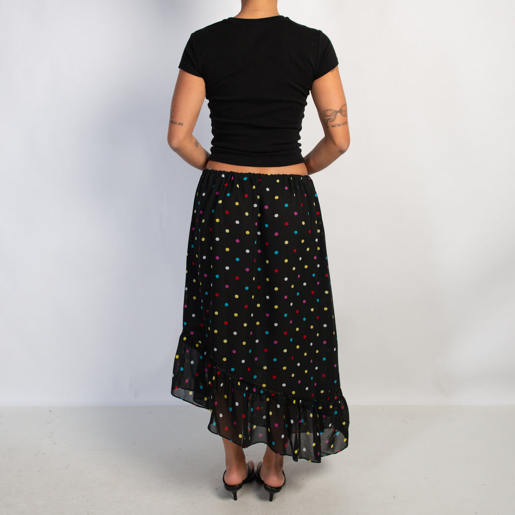 POLKA DOT MIDI SKIRT
