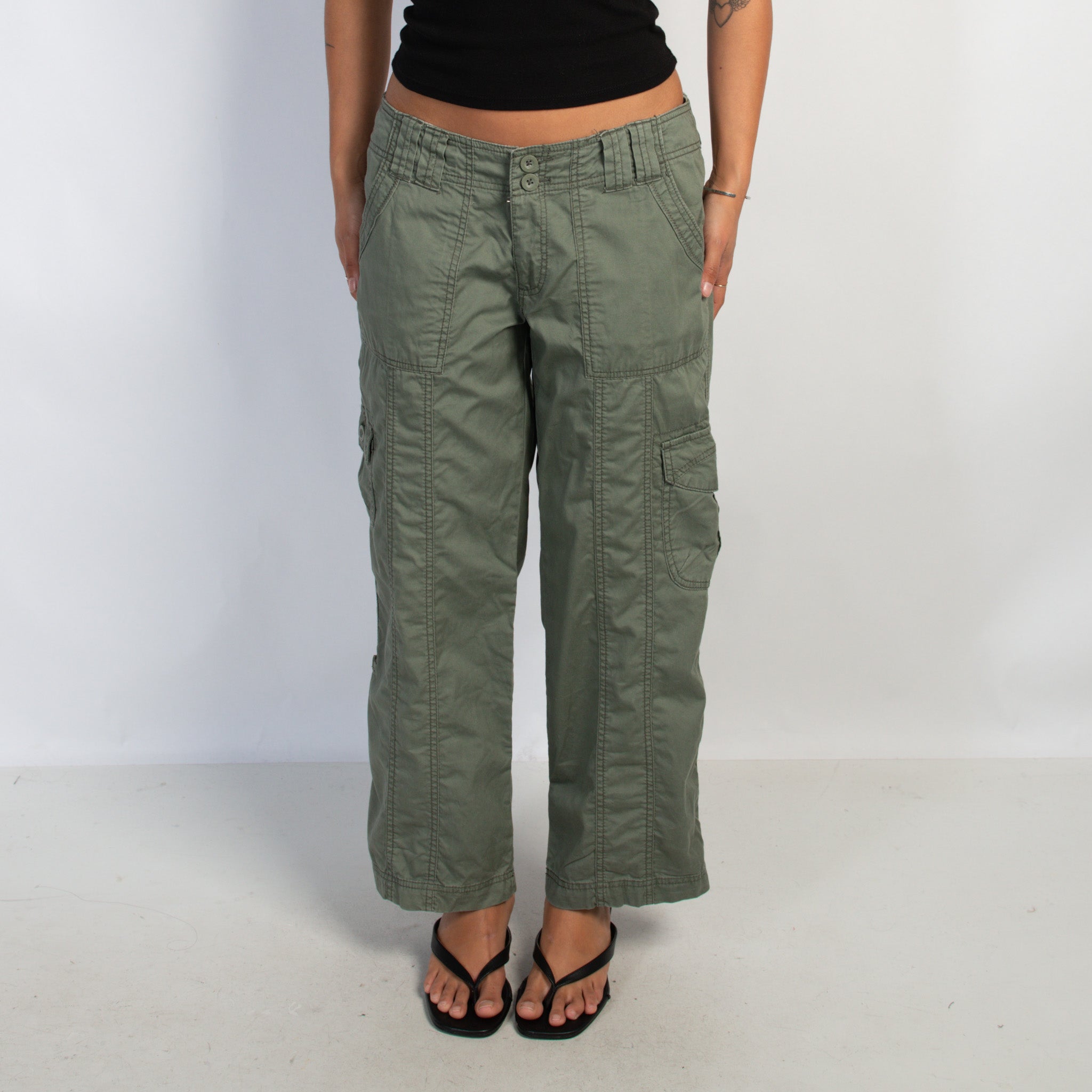 KHAKI CARGO PANTS