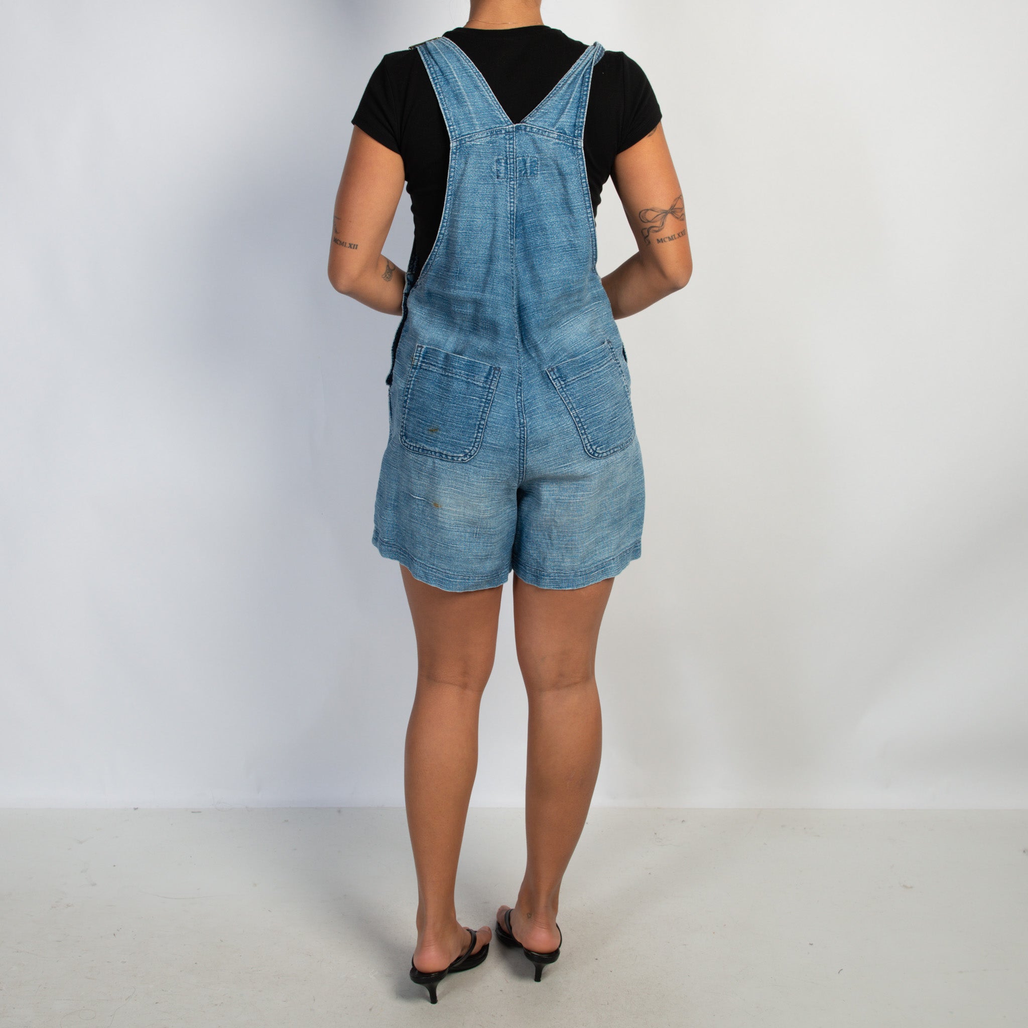DENIM SHORT OVERALLS