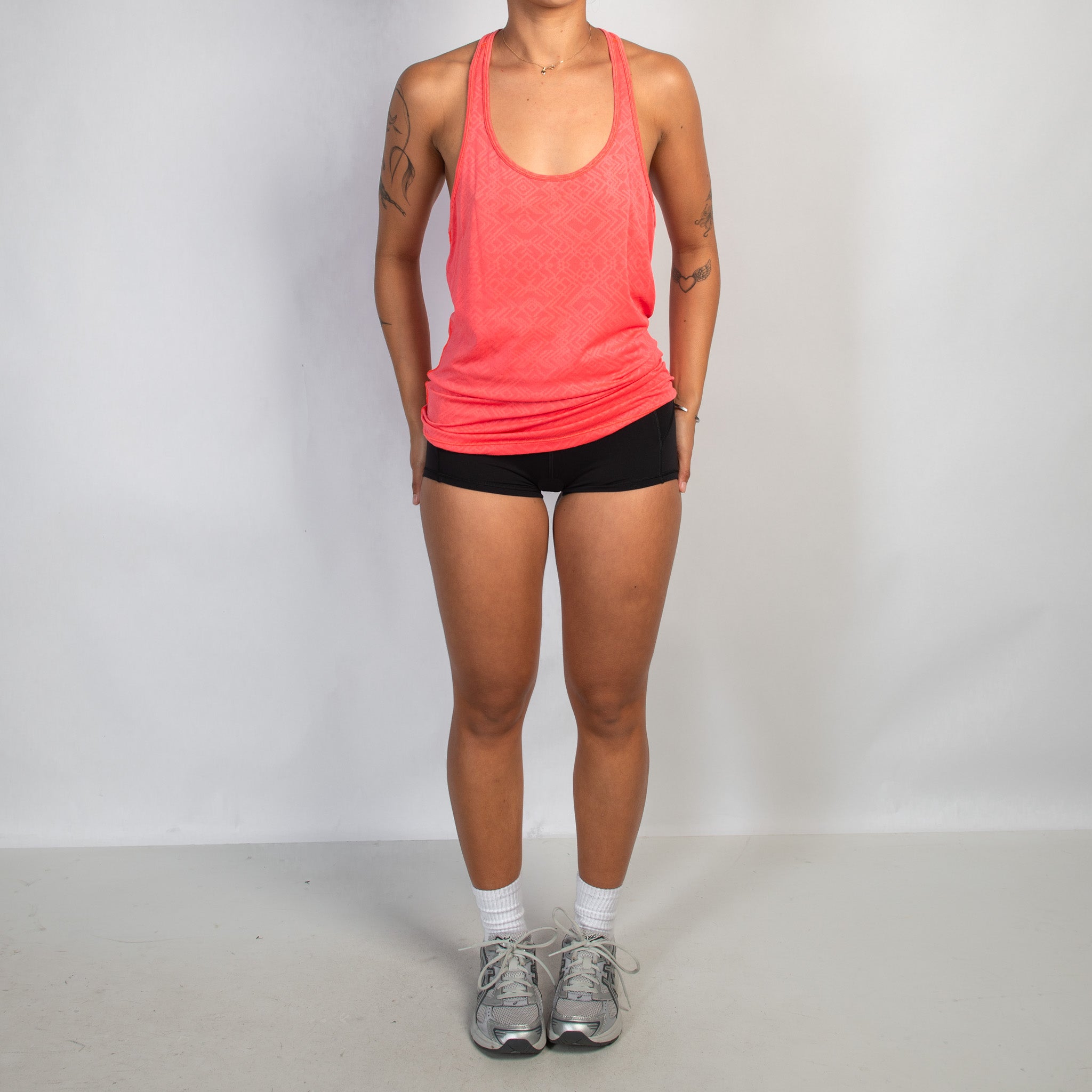 CORAL NYLON TANK TOP