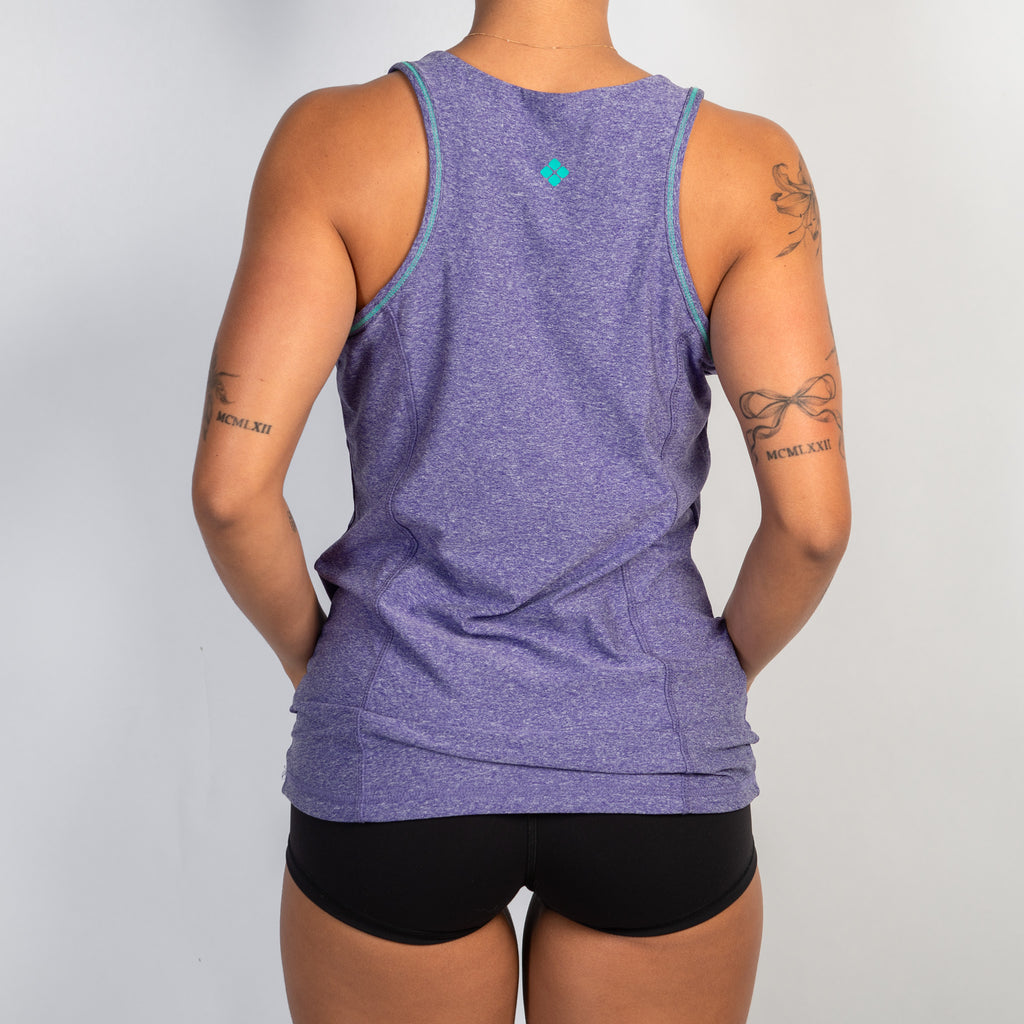 PURPLE ACTIVE TANK TOP