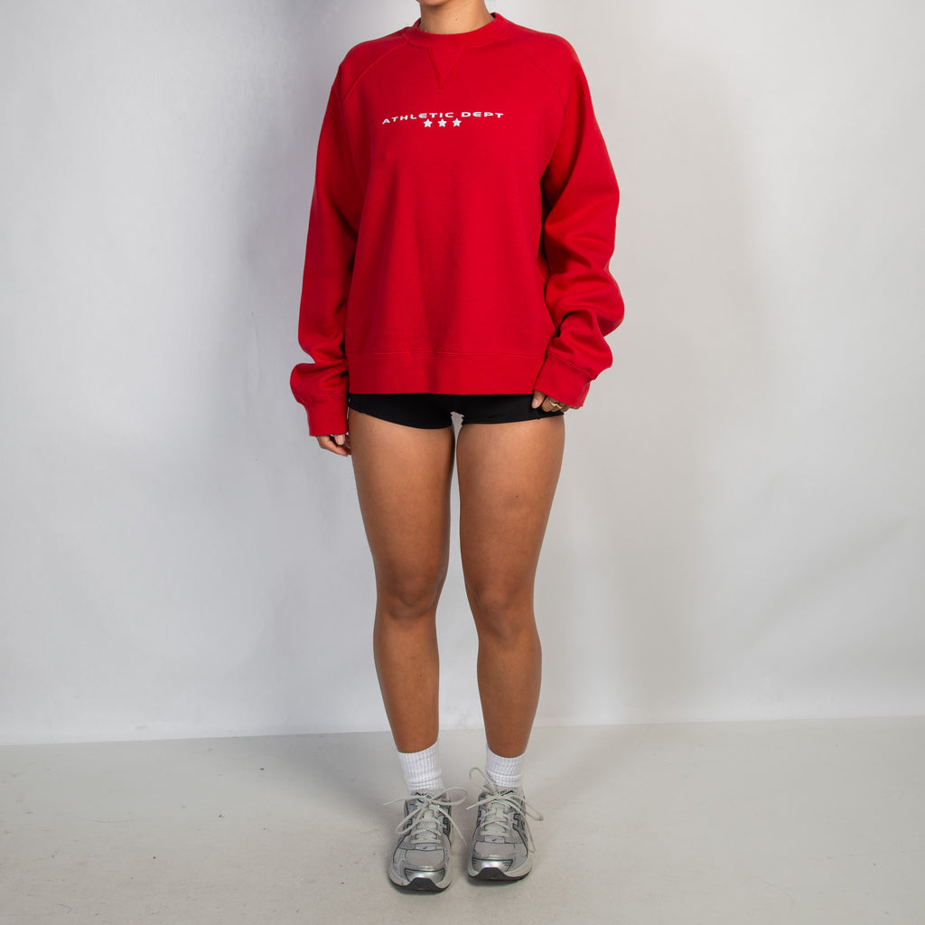 RED FLEECE SWEATER