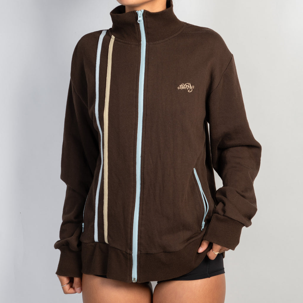 BROWN ZIP JACKET