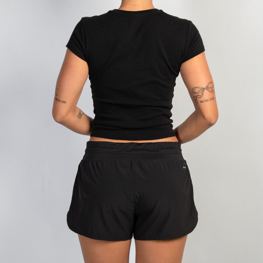 BLACK ACTIVE SHORTS