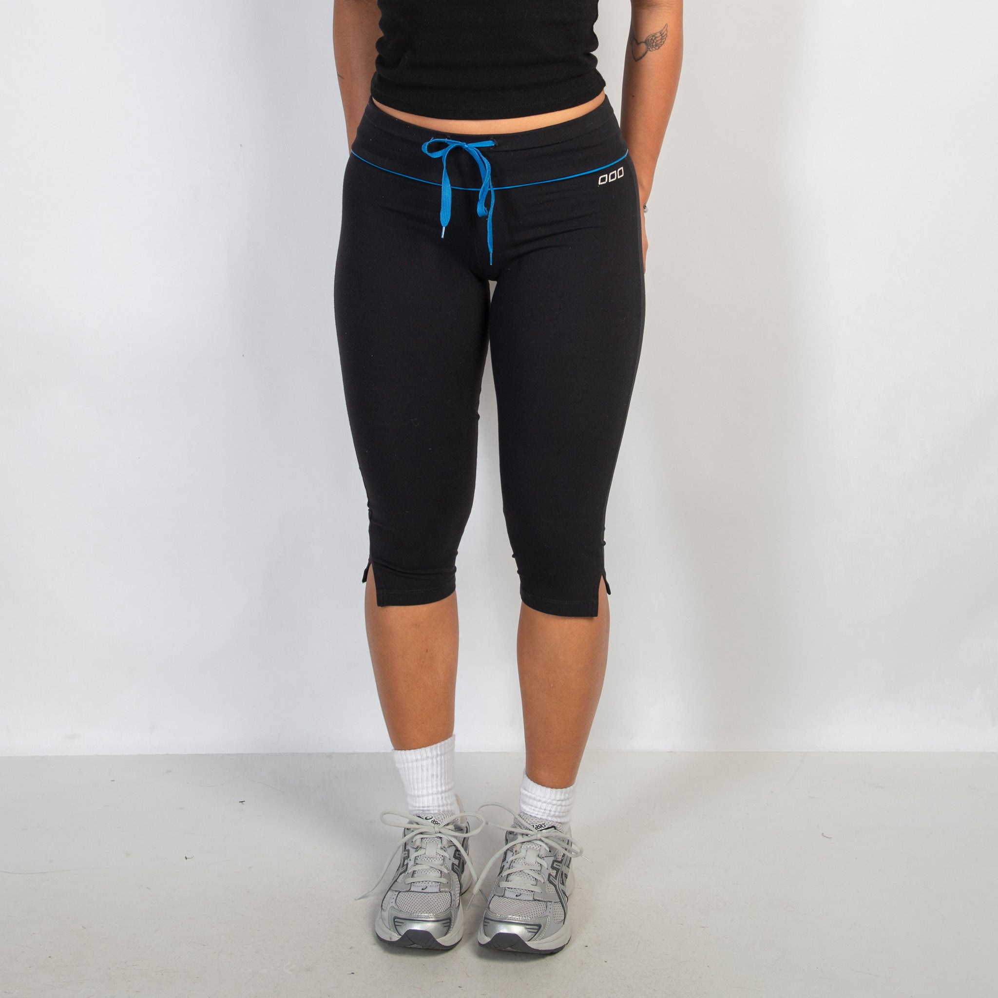 DRAWSTRING CROP TIGHTS