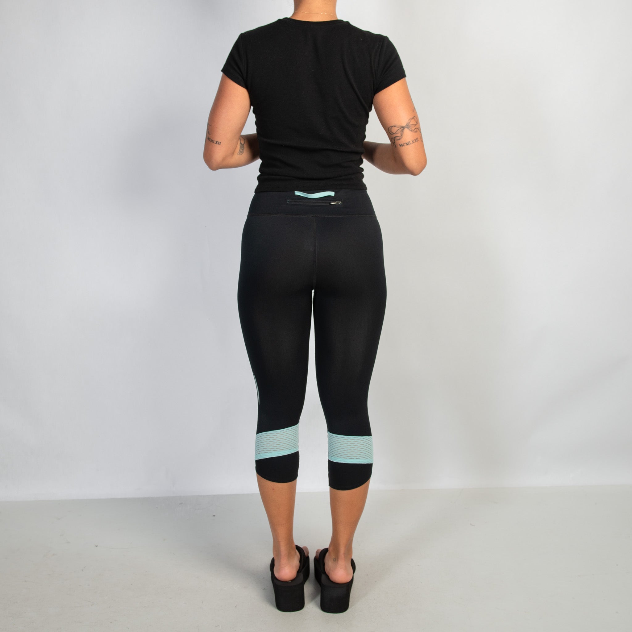 MINT ACCENT CROP TIGHTS