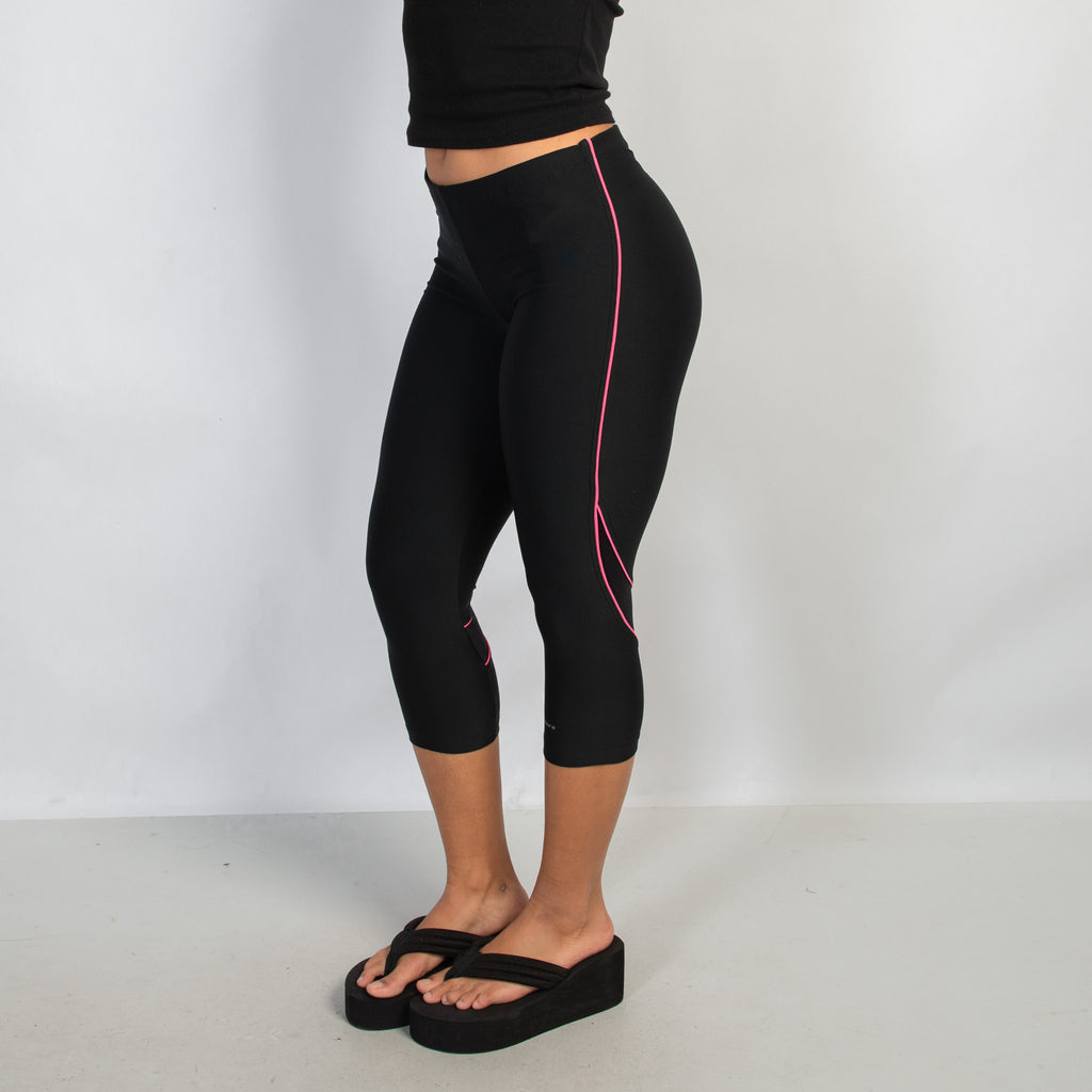 PINK PIPED 3/4 TIGHTS