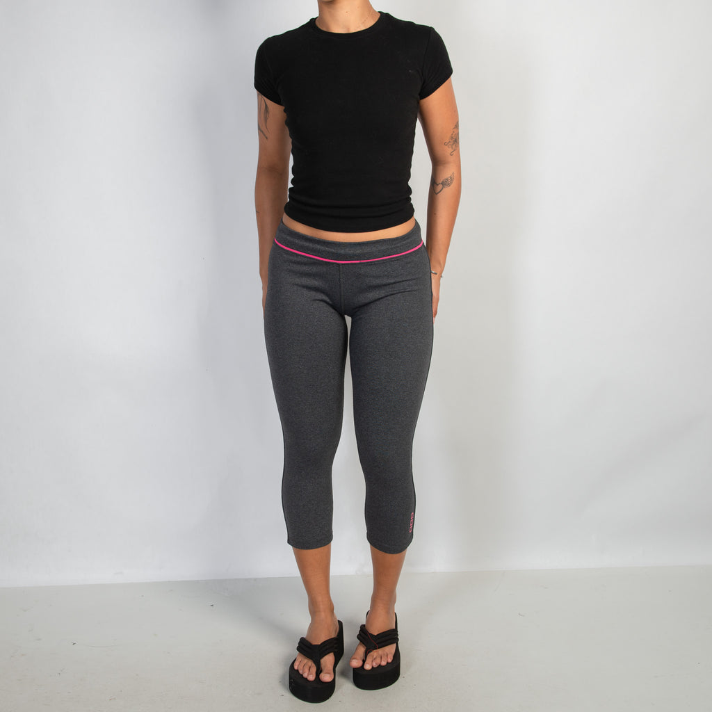 CHARCOAL CAPRI TIGHTS