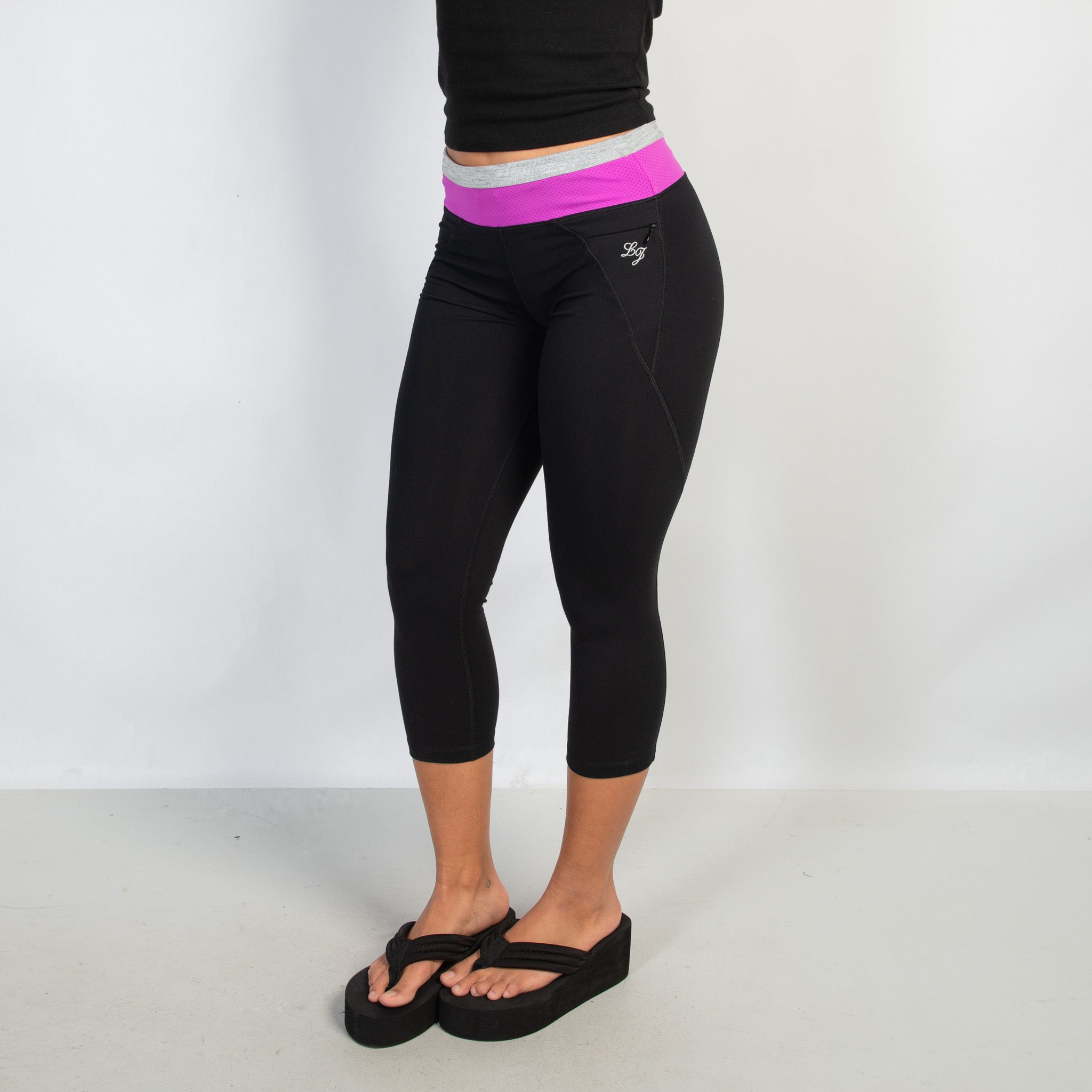 FUCHSIA WAIST 3/4 TIGHTS