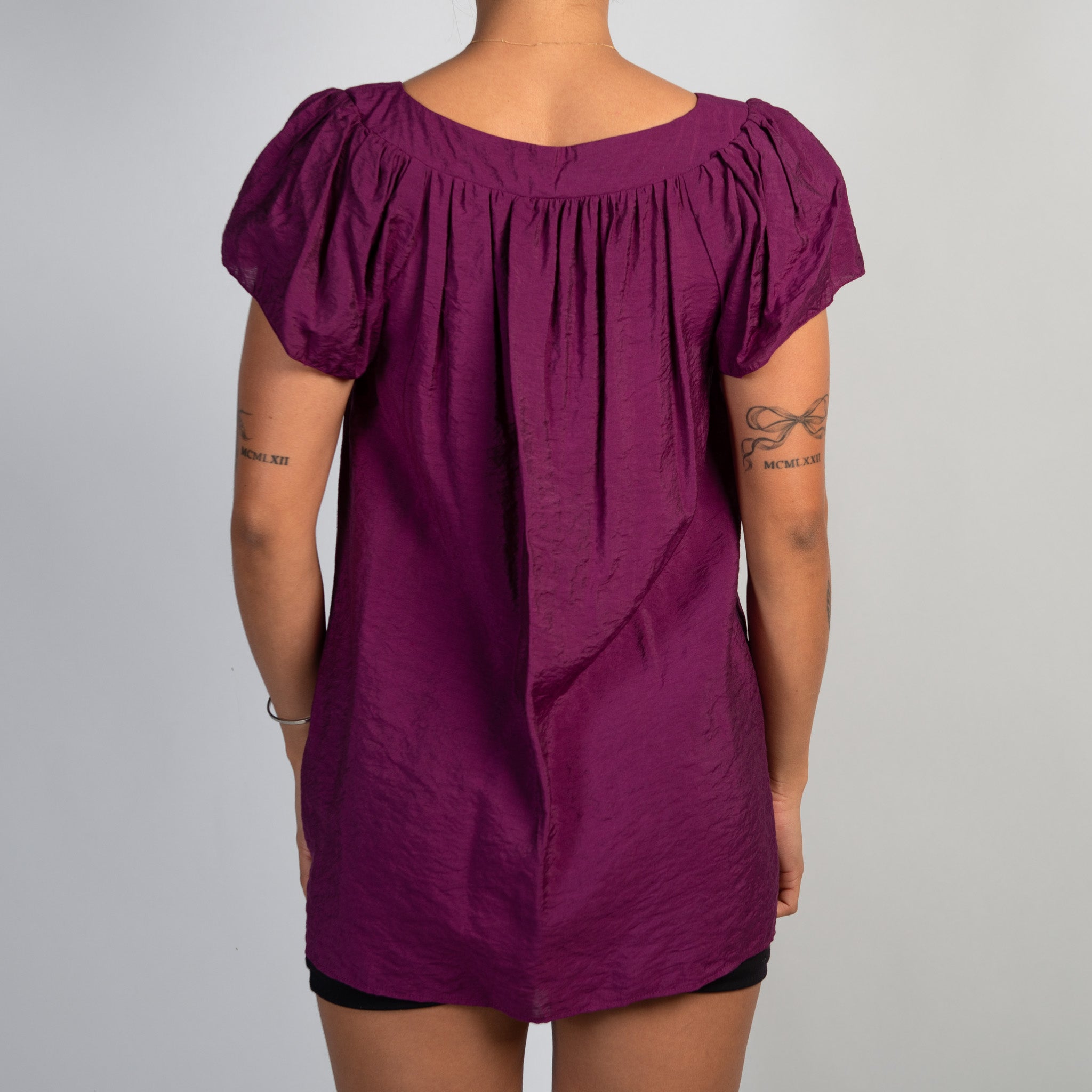 FUCSHIA BABYDOLL TOP